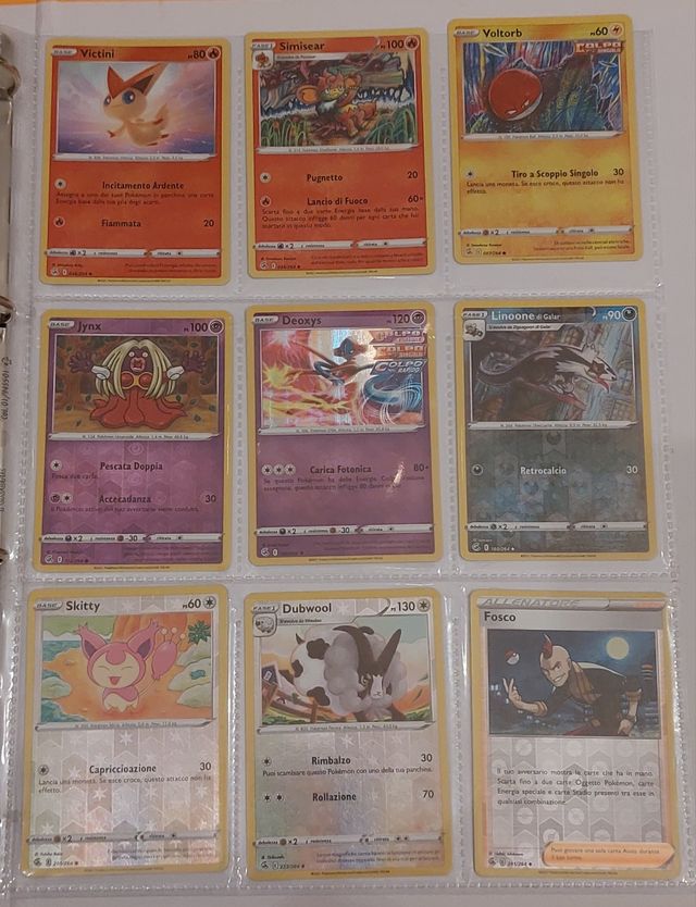 Pokemon holo e reverse recenti - info in privato