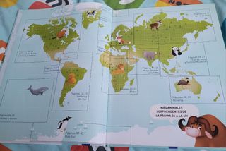 Cuento infantil Atlas junior animales