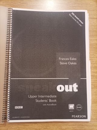 Libro y workbook inglés Speakout