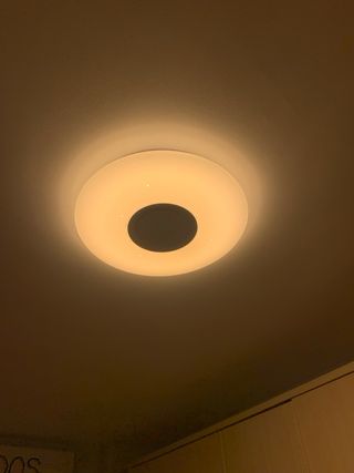 Lampara techo con altavoz