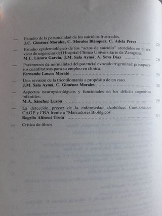 Comunicación Psiquiátrica 86. Cátedra Psiquiatría