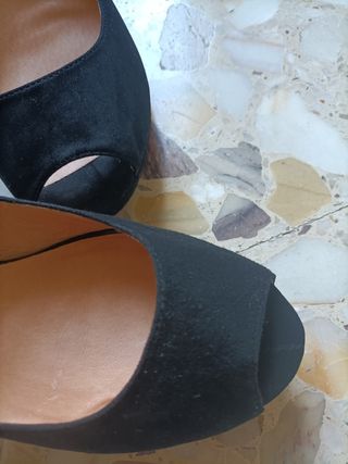 Scarpe donna pelle cafè noir