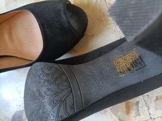 Scarpe donna pelle cafè noir