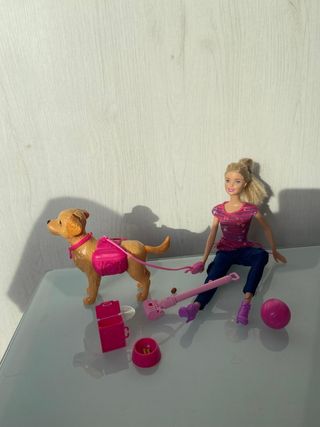 Barbies perro y gato juguete colección