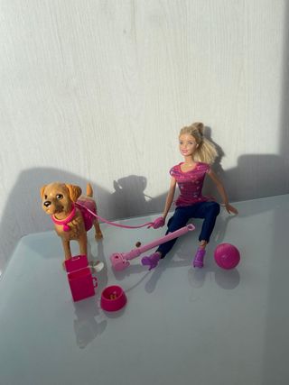 Barbies perro y gato juguete colección
