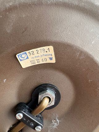 Lampara Vintage Egon Hillebrand