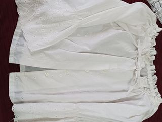 Blusa tirabordada blanca T. 44