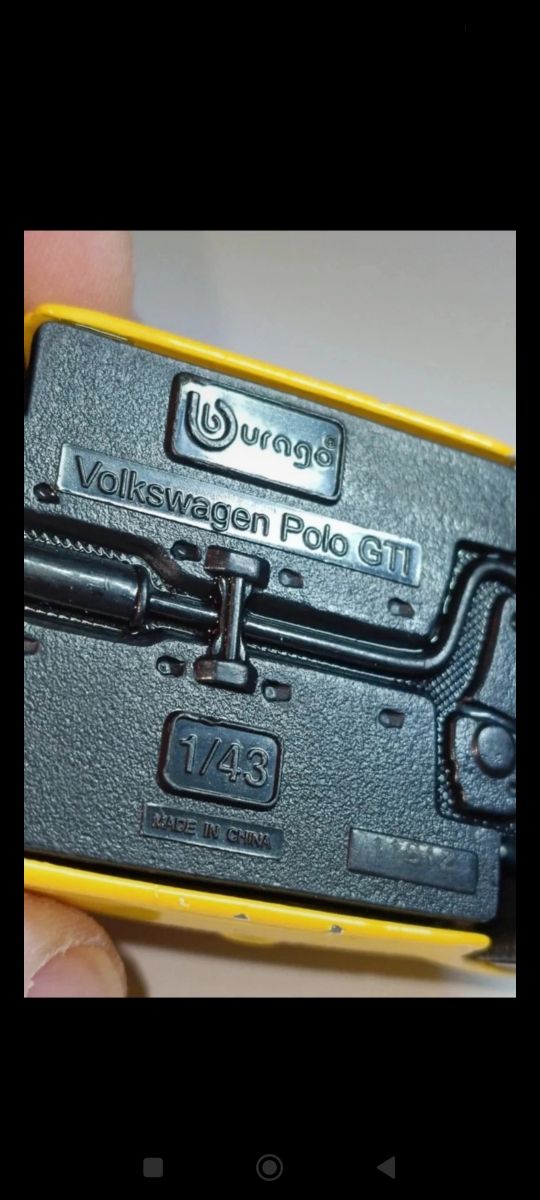 VOLKSWAGEN POLO GTI MK2 1/43 BURAGO