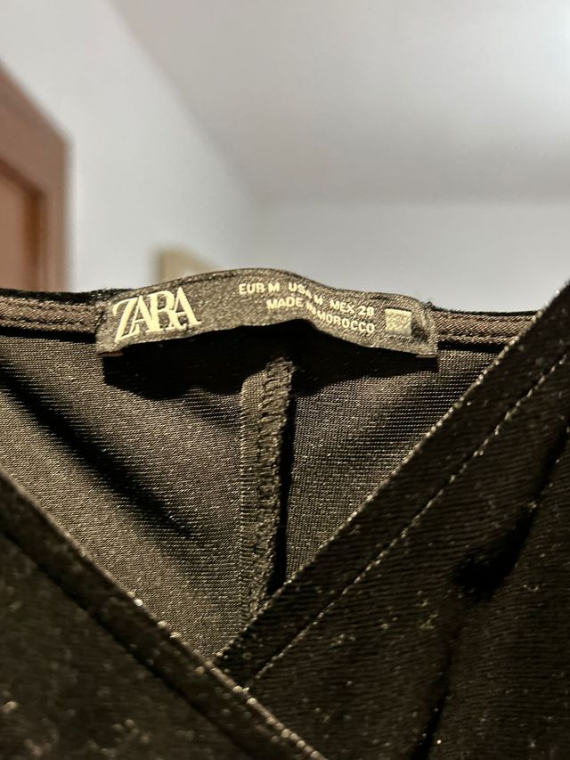 Vestido Zara terciopelo M