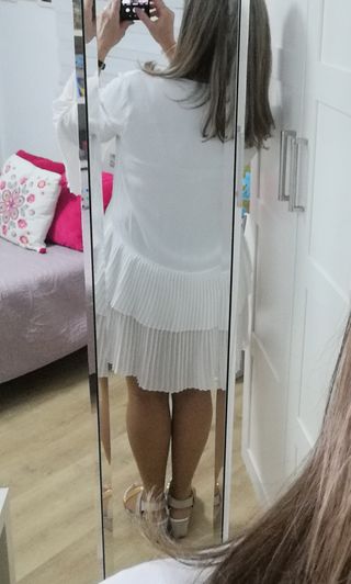 Camisola blusa blaca Zara