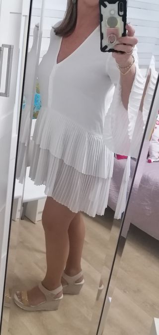 Camisola blusa blaca Zara