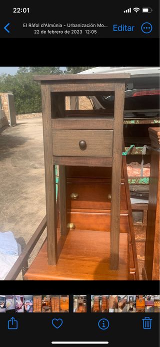 Mesita de madera