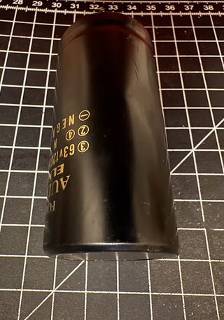 2 Condensadores filtro ELNA 12000uF 63V audio pro