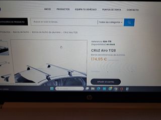 Kit adaptación barra Cruz Airo Volvo S60