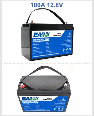 Batteria Solare LiFePo4 12V 100Ah Camper Barca