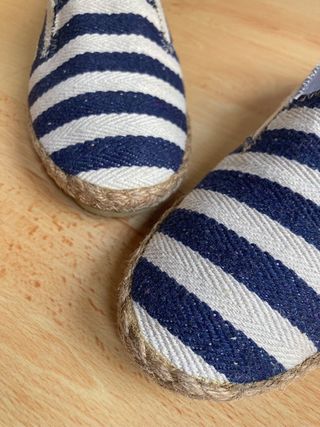 Alpargatas de rayas - talla 38
