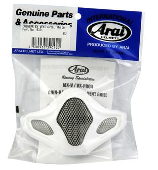 MENTONERA VENTILACION ARAI MX-V BLANCO