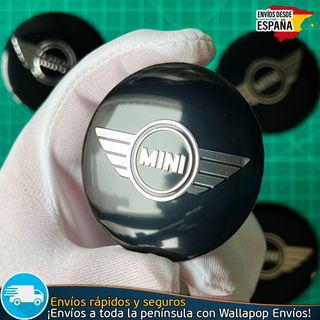 X4 Emblemas Mini Cooper 56mm Pegatinas Tapacubos