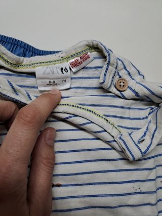 Pantalón y camiseta Zara 6 meses