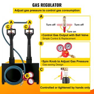 Bruciatori Gas Forgia a Gas per Coltelli Potenza M