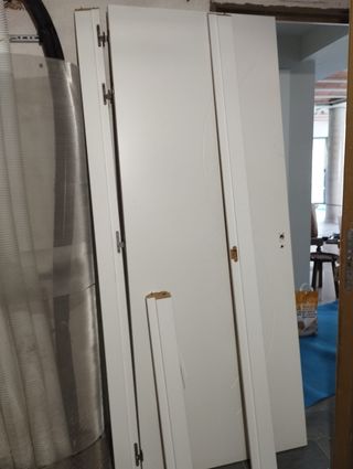 Puerta lacada blanca