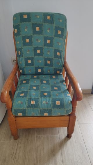 2 sillones madera 