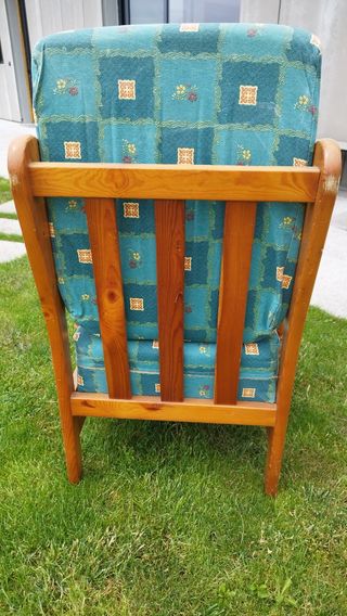 2 sillones madera 