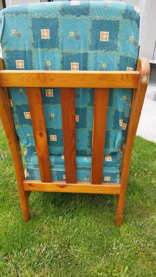 2 sillones madera 