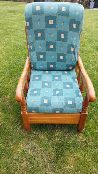 2 sillones madera 