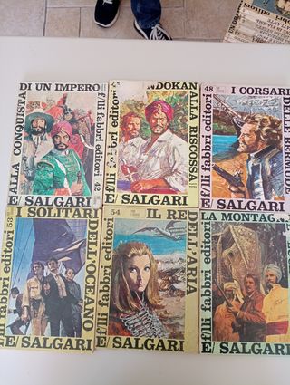 Collana 33 libri Salgari del 1968