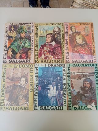 Collana 33 libri Salgari del 1968