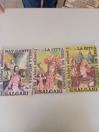 Collana 33 libri Salgari del 1968