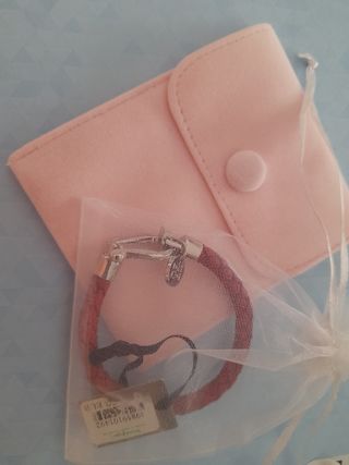 Pulsera cuero y acero inoxidable