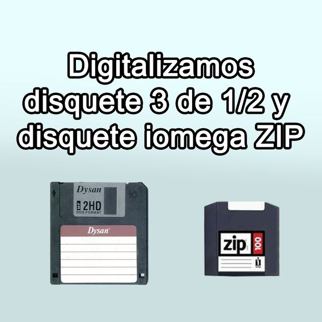 Digitalizamos Disquetes