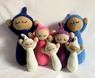 Bebe dormilon crochet amigurumi