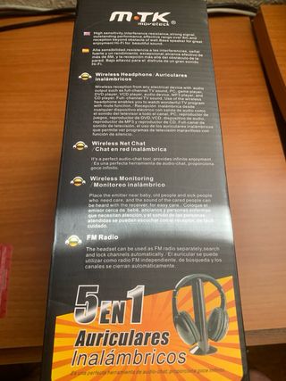Auriculares inhalambricos 5in1 MTK