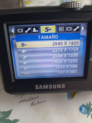 CAMARA DE FOTOS SAMSUNG S500