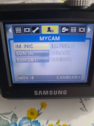 CAMARA DE FOTOS SAMSUNG S500