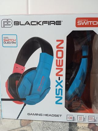 Auriculares gaming headser blackfire