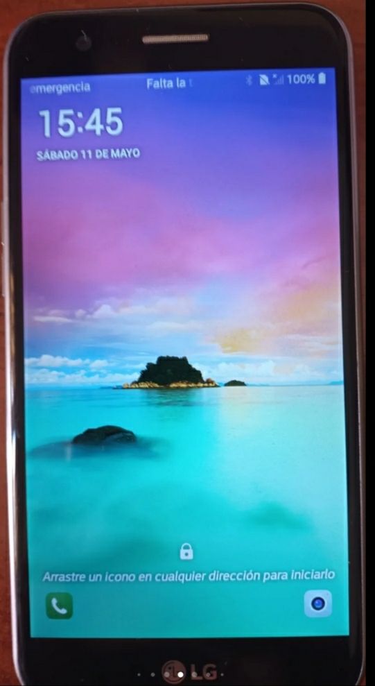 Teléfono Móvil LG K10 2017 con cargador+protector