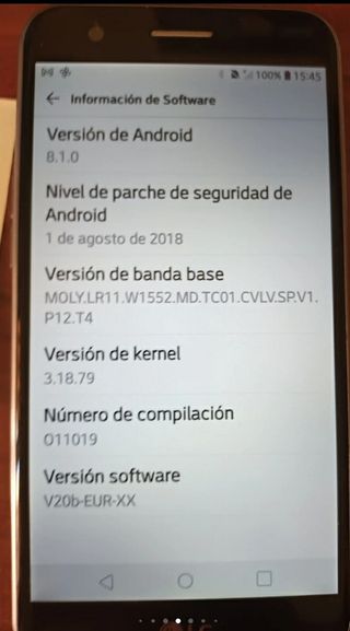 Teléfono Móvil LG K10 2017 con cargador+protector