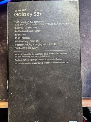 Samsung Galaxy s8 plus