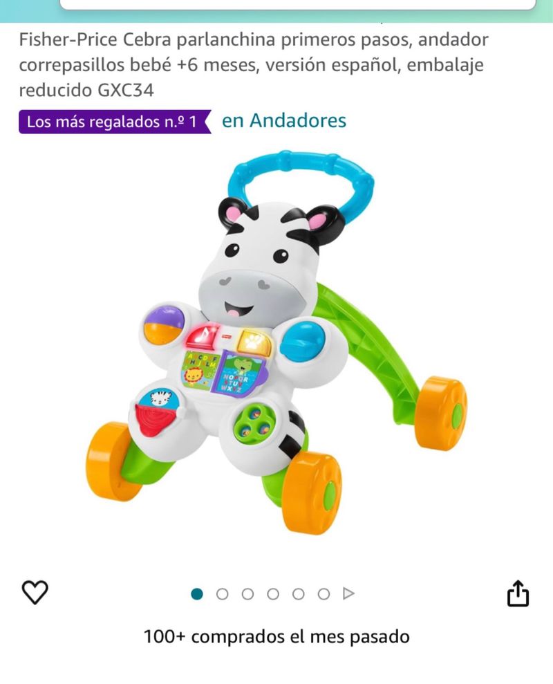 Correpasillos -bebé Fisher Price de segunda mano por 15 EUR en