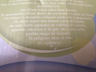 Bañera hinchable para bebé + regalo