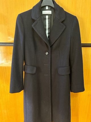 Cappotto nero lungo