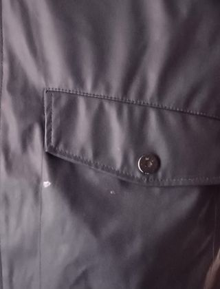 Abrigos Zara azul noche