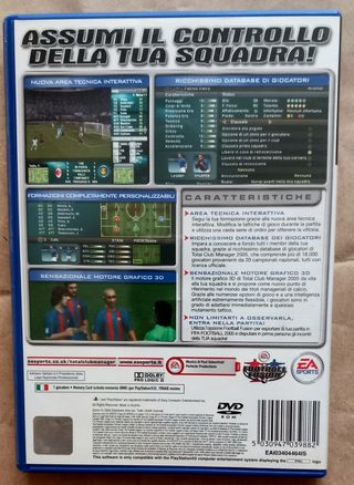 Total club Manager 2005 Gioco Ps2