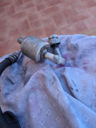 Reparación de tubo de aire acondicionado