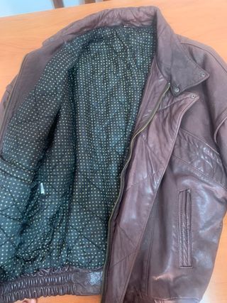 Chaqueta de cuero/piel aunténtica hombre