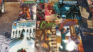 Lote cómic grapa Marvel: G. Galaxia + Cohete